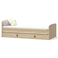 Nejlevnější nábytek Rodolfi s úložným prostorem, 90 × 200 cm, dub sonoma - Bed
