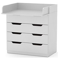 Vomaks Changing table Kids, wood colour white - Chest of Drawers