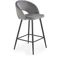 Halmar Barová židle H96, šedá - Bar Stool