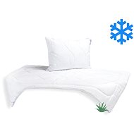 Brotex Winter Set, blanket Aloe Vera 140 × 200 cm 1300 g + Pillow Unico AloeVera 70 × 90 cm 900 g - Bedding Set