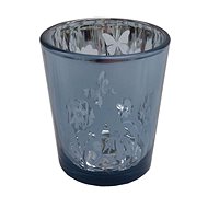 Goba Glass candlestick summer blue L - Candlestick