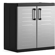 KETER Garden cabinet Detroit XL Low, grey - Garden Storage Cabinet
