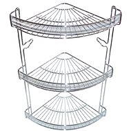 M. A. T. Group corner shelf 3 tiers 22 × 22 × 47 cm Cr - Bathroom Shelf