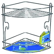 M. A. T. Group corner shelf 2 tiers Stick 20 × 20 × 26 cm Cr - Bathroom Shelf