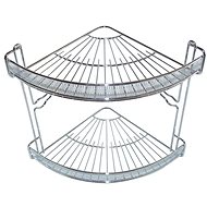 M. A. T. Group corner shelf 2 tiers 22 × 22 × 27 cm Cr - Bathroom Shelf