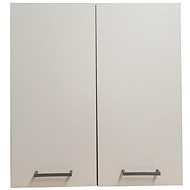 Nejlevnější nábytek VR 05 dvoudveřová, bílá/beton - Bathroom Cabinet