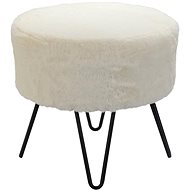 StarDeco Stool white 46 cm - Stool