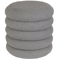 StarDeco Taburette grey, diameter 40 cm - Ottoman
