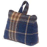 HOME STYLING COLLECTION Door stop, checked, blue, 17×8×17cm - Doorstop