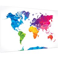 LIOX Colour geometric map, 100 × 65 cm - Painting