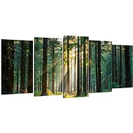 LIOX Silent forest, 250 × 110 cm, five-piece - Painting