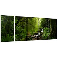 LIOX Rainforest painting, 250 × 100 cm, five-piece - Painting