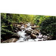 LIOX Painting wild river, 60 × 25 cm - Painting