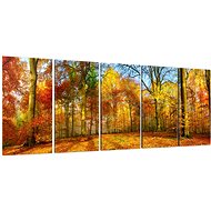 LIOX Painting autumn, 200 × 80 cm, five-piece - Painting