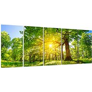 LIOX Strong tree, 100 × 40 cm, five-piece - Painting
