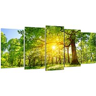 LIOX Strong tree, 150 × 70 cm, five-piece - Painting