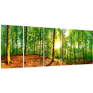 LIOX Painting forest, 250 × 100 cm, five-piece - Painting