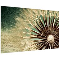 LIOX Image dandelion macro, 40 × 25 cm - Painting