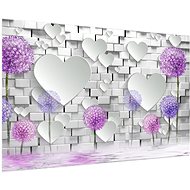LIOX Flower abstraction painting, 60 × 40 cm - Painting