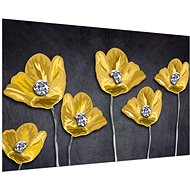 LIOX Painting yellow flowers, 100 × 65 cm - Painting