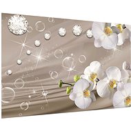 LIOX Abstract orchid painting, 150 × 100 cm - Painting