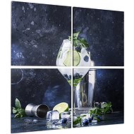 LIOX Mojito painting, 100 × 100 cm, four-piece - Painting