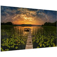 LIOX Sunrise over the lake, 90 × 60 cm - Painting