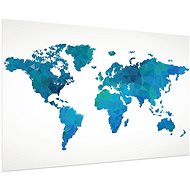 LIOX World map wall painting, 90 × 60 cm - Painting