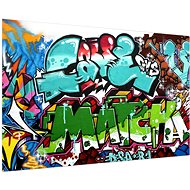LIOX Children's graffiti painting, 90 × 60 cm - Painting
