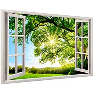 LIOX Picture window tree wish, 150 × 100 cm - Painting
