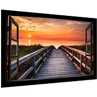 LIOX 3D Image window path to the beach, 120 × 80 cm - Painting