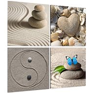 LIOX Painting amulets, 40 × 40 cm, four-piece - Painting