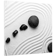 LIOX Zen meditation stones, 40 × 40 cm - Painting