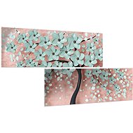 LIOX Abstract tree, 120 × 60 cm, two-piece - Painting