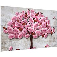 LIOX Fairy tale pink tree, 100 × 65 cm - Painting