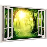 LIOX Picture window fairy forest, 100 × 65 cm - Painting