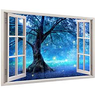 LIOX Window tree in the magic forest, 150 × 100 cm - Painting