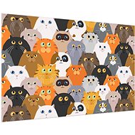 LIOX Painting cat poster, 40 × 25 cm - Painting