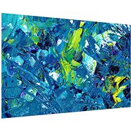 LIOX Painting blue-yellow abstraction, 90 × 60 cm - Painting