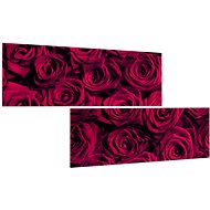 LIOX Red roses, 180 × 90 cm, two-piece - Painting