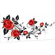 LIOX Painting on canvas rose, 100 × 45 cm - Painting
