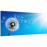 LIOX Dandelion in blue sky, 80 × 35 cm - Painting