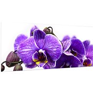LIOX Purple orchid on canvas, 60 × 25 cm - Painting