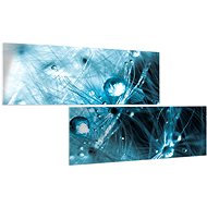 LIOX Dandelions and drops, 80 × 40 cm, two-piece - Painting