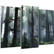 LIOX Tropical forest painting, 75 × 50 cm, three-piece - Painting