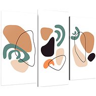 LIOX Abstract modern traces, 90 × 60 cm, three-piece - Painting