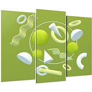 LIOX 3D Image levitating objects, 90 × 60 cm, three-piece - Painting