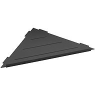 SAPHO SMART Corner Bathroom Shelf, Wall-Mounted, Black XJ615B - Bathroom Shelf