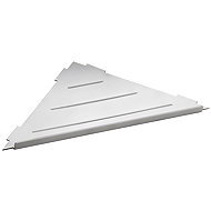 SAPHO SMART Corner Bathroom Shelf, Wall-Mounted, Silver XJ615 - Bathroom Shelf