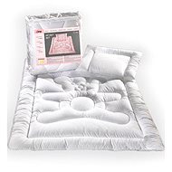 4sleep Children's pillow and blanket set 90 × 135 cm 400 g + 40 × 60 cm 220 g white - Bedding Set
